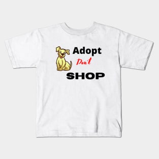 Adopt Don't Shop Kids T-Shirt